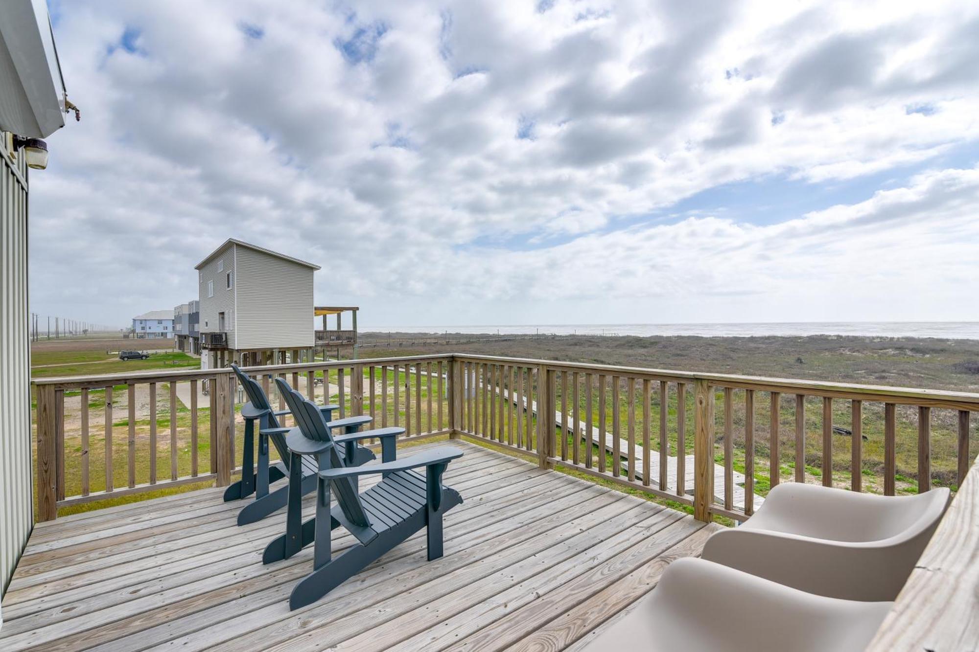 Ocean-View Surfside Home With Boardwalk To Beach! Surfside Beach Exterior photo